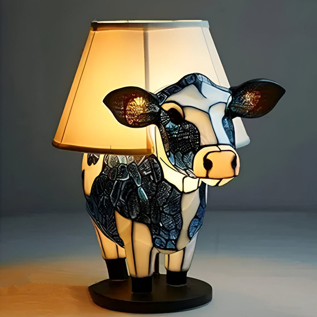 Lampada Decorativa Premium – Holstein Enchanted Cow