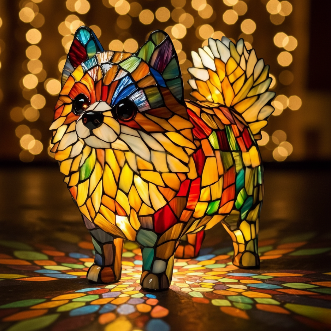 Lampada Decorativa Premium – Pomeranian of Eternal Glow and Hearthlight