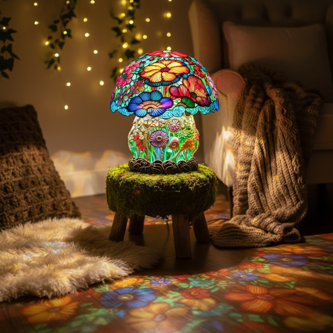 Lampada Decorativa Premium – Frosted Mushroom Light