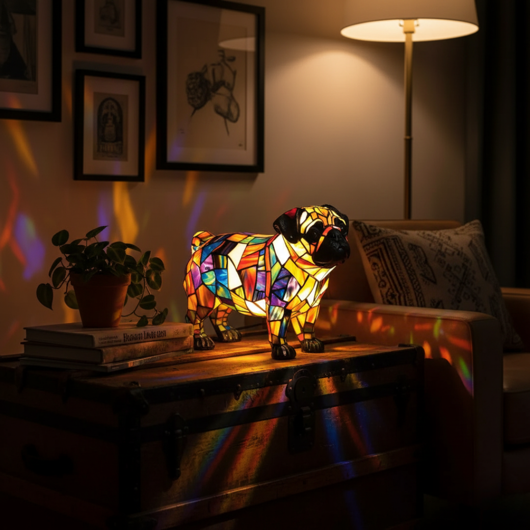 Lampada Decorativa Premium – Pippa The Pug Of Eternal Glow and Warm Hearth