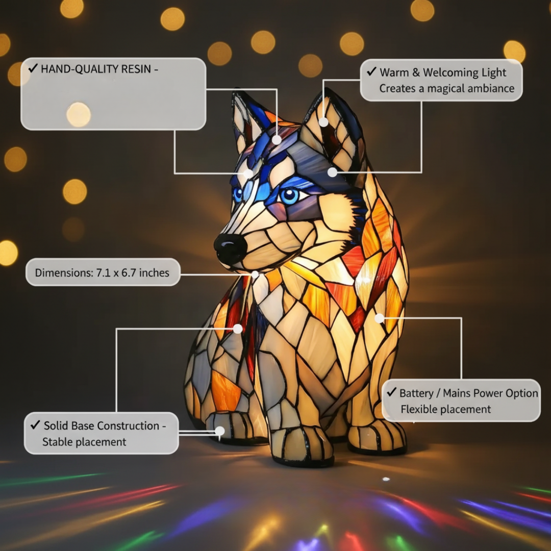 Lampada Decorativa Premium – Polar Husky