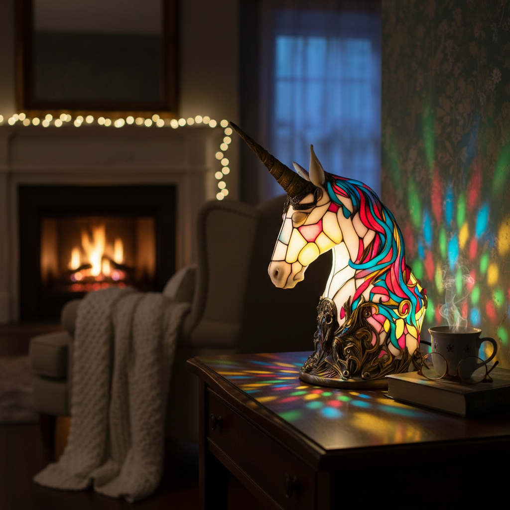 Lampada Decorativa Premium – Luna Enchanting Unicorn