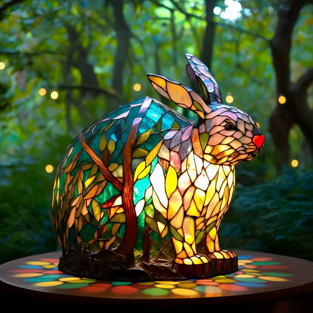 Lampada Decorativa Premium – Noppie Vibrant Bunny