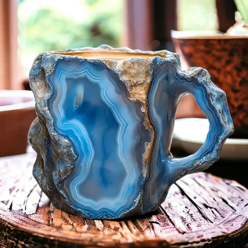 Lampada Decorativa Premium – Krystal-Infused Coffee Mugs with Minerals