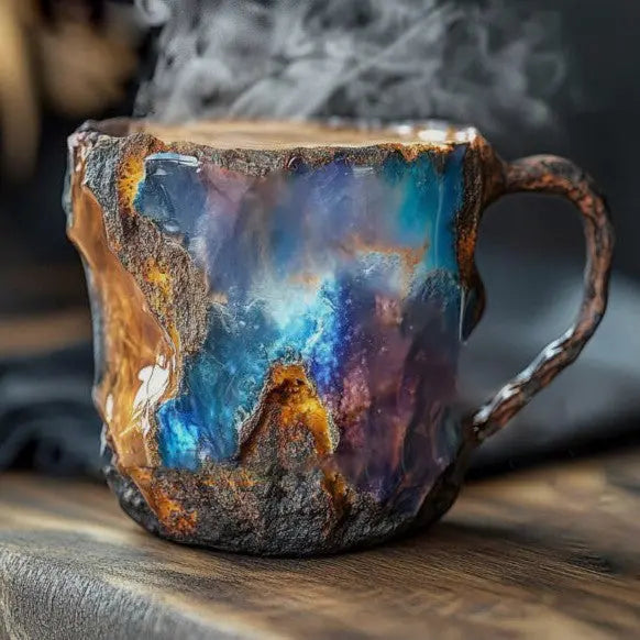 Lampada Decorativa Premium – Crystal-Infused Mineral Coffee Mugs