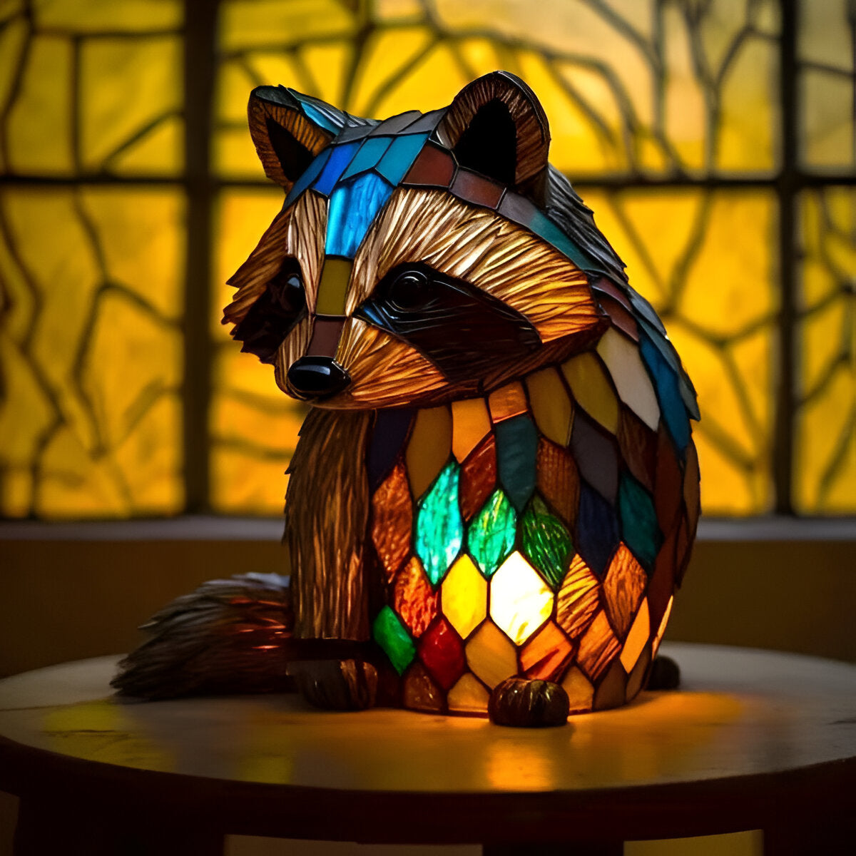 Lampada Decorativa Premium – Jackie Enchanted Raccoon