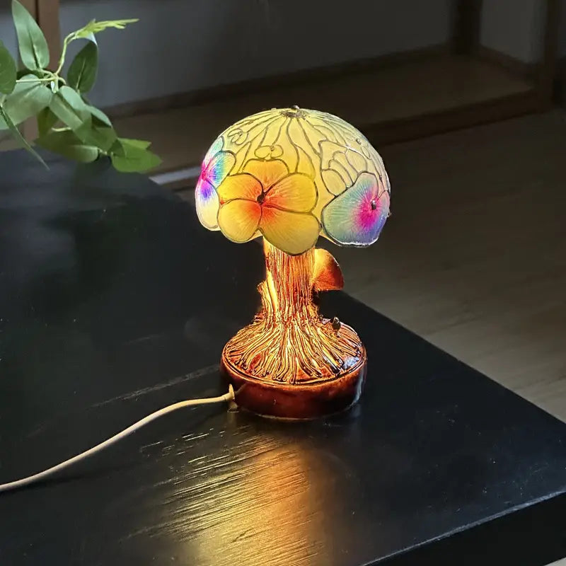 Lampada Artigianale – Boho Style Mushroom Flower Lamp
