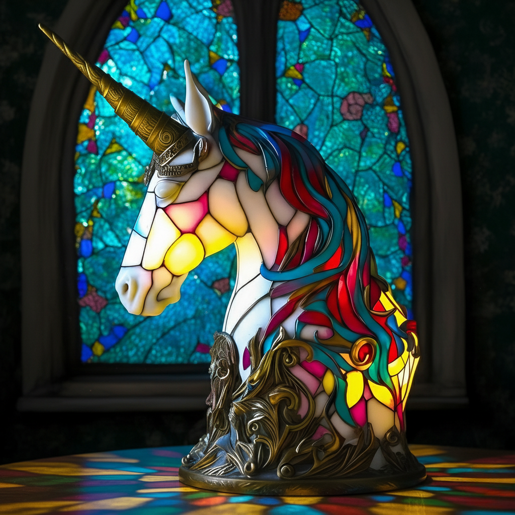 Lampada Artigianale – Luna: Enchanting Unicorn